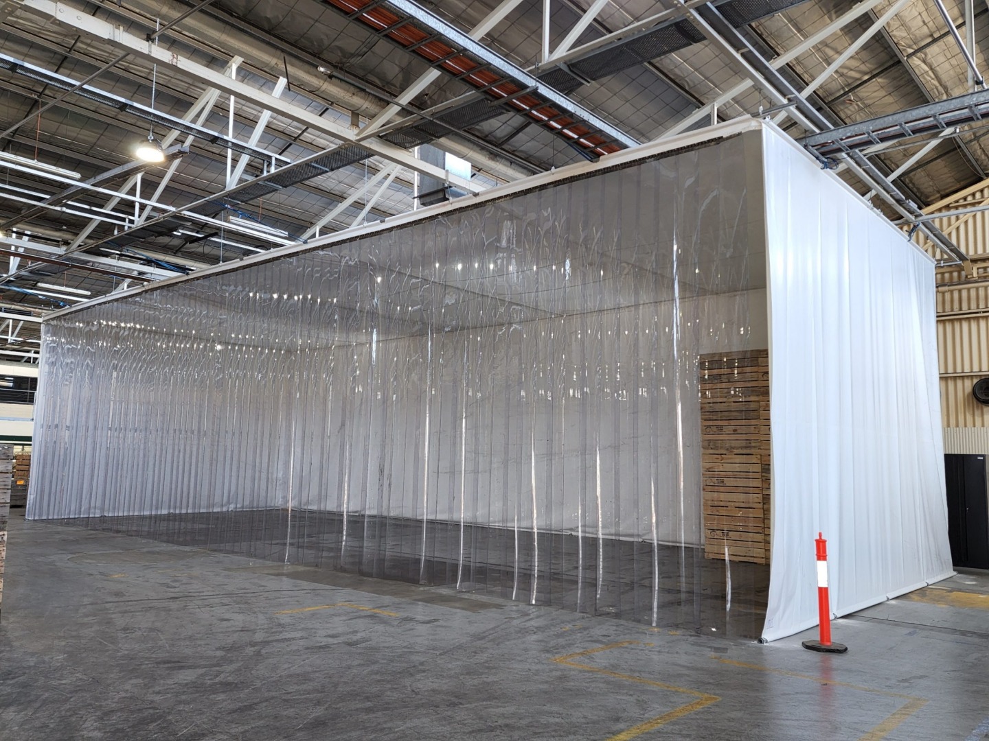 Cortina de PVC Standard Transparente — variação 4